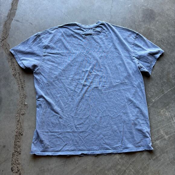 Modish Rebel Outsider Skeleton T-Shirt Women's M Blue Flint Graphic Tee - Picture 12 of 14